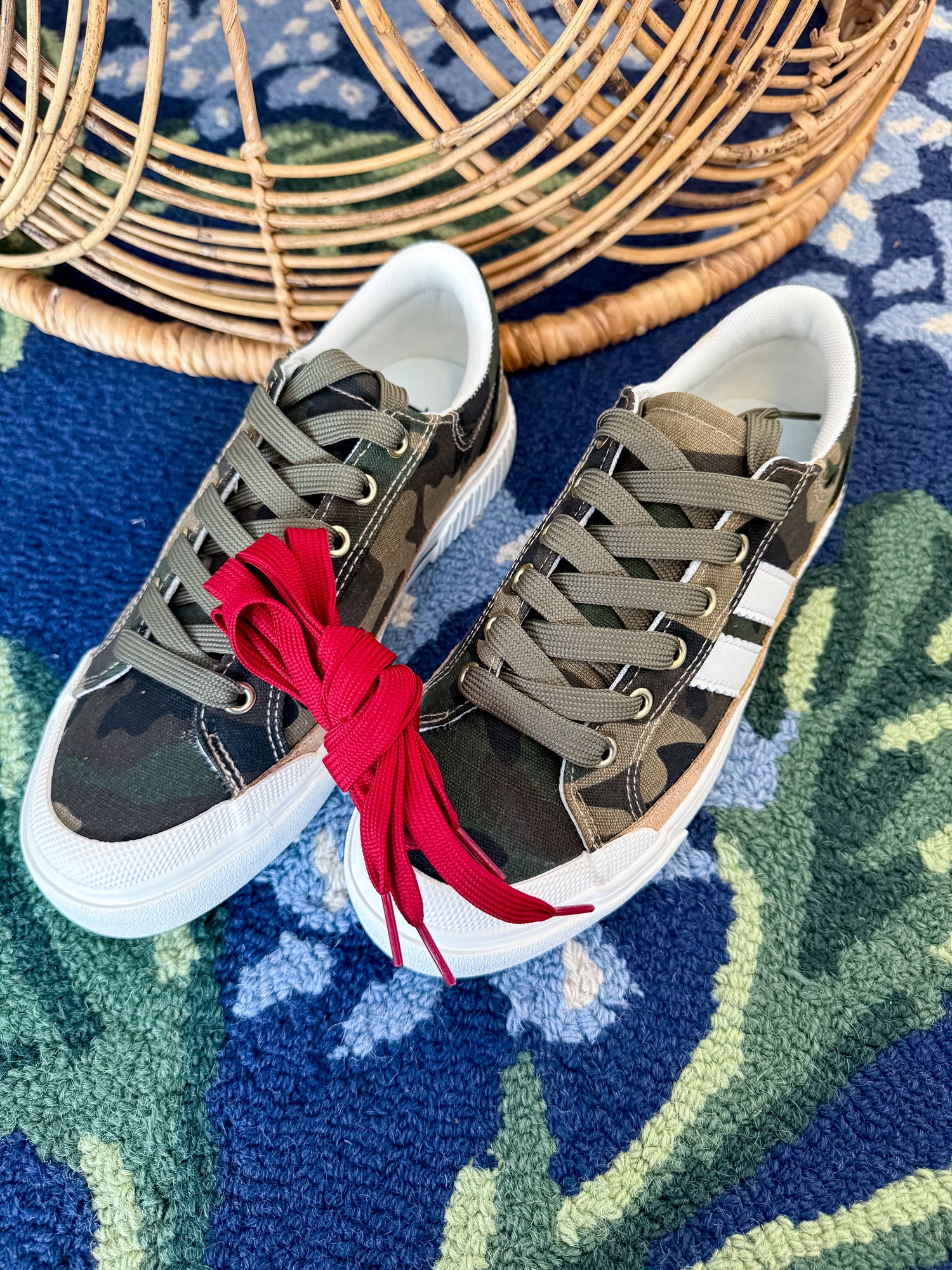 That’s Her Sneakers - Camo Corkys