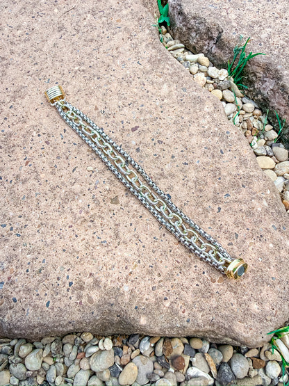 Layered Luxe Bracelet Silver and Accessories
