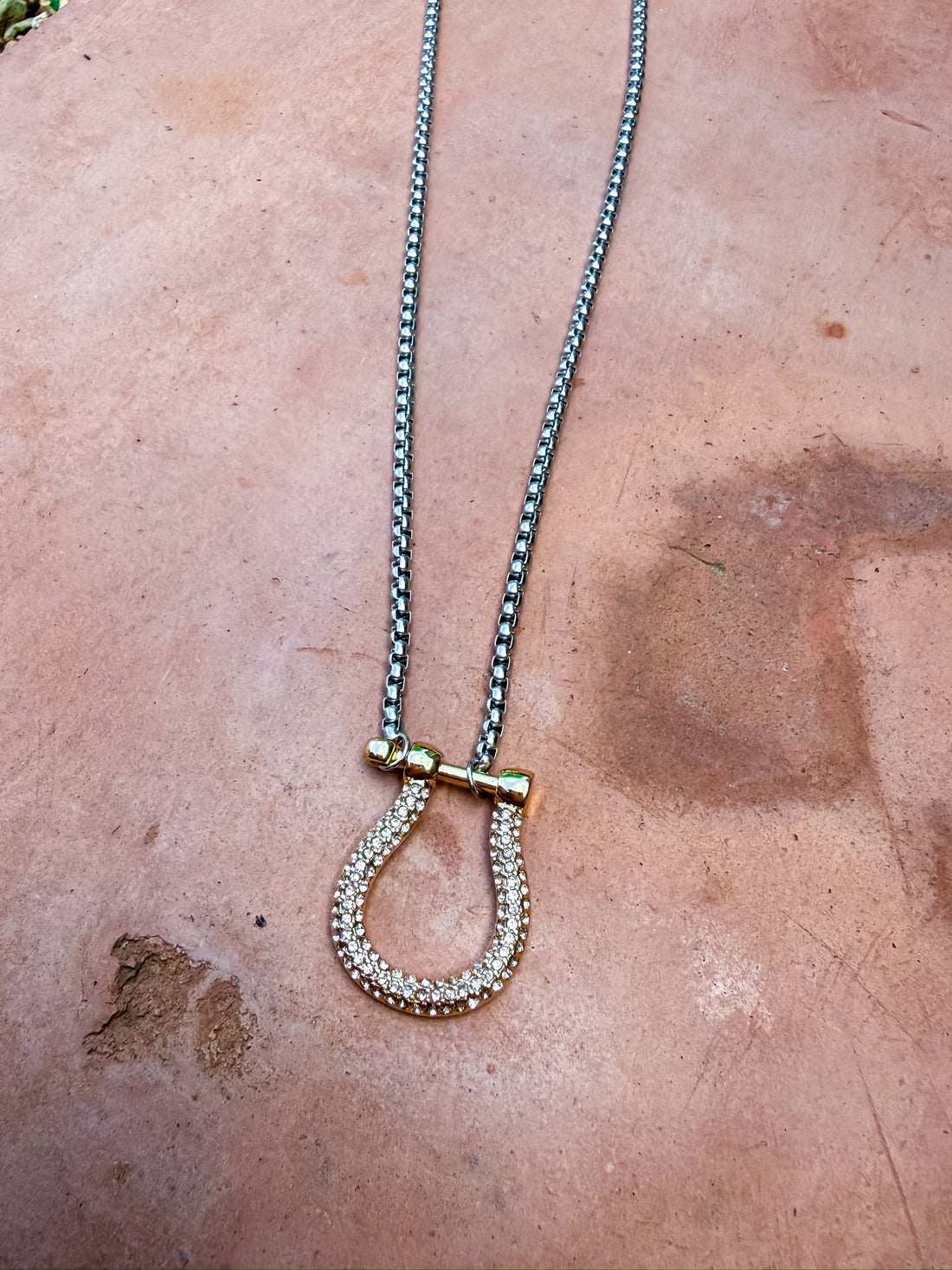 Horsebit Spark Necklace Silver and Accessories