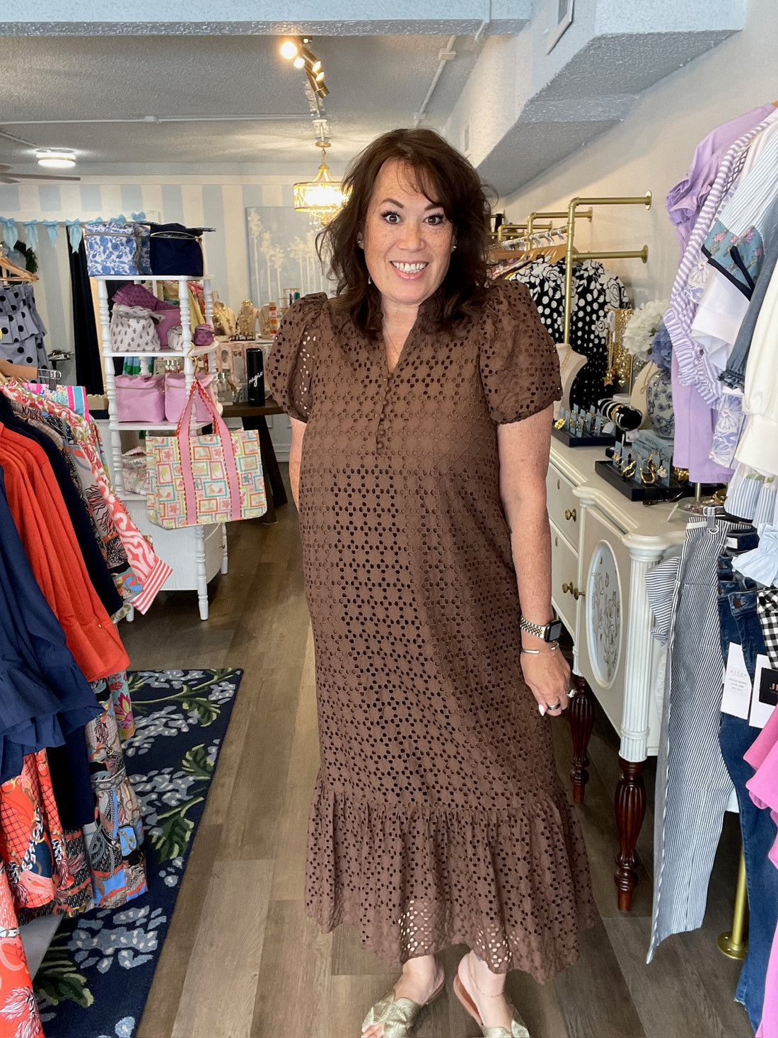 Chestnut Charm Dress Entro