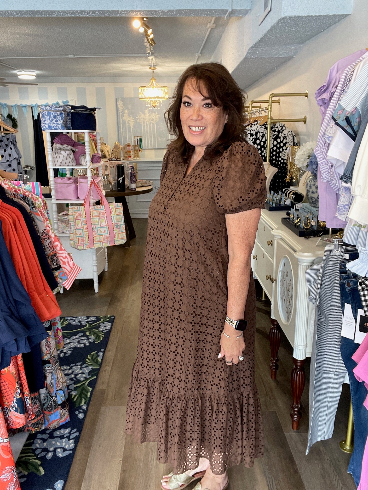 Chestnut Charm Dress Entro