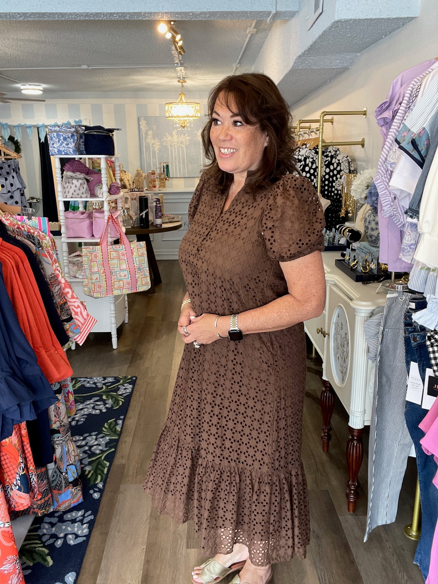 Chestnut Charm Dress Entro