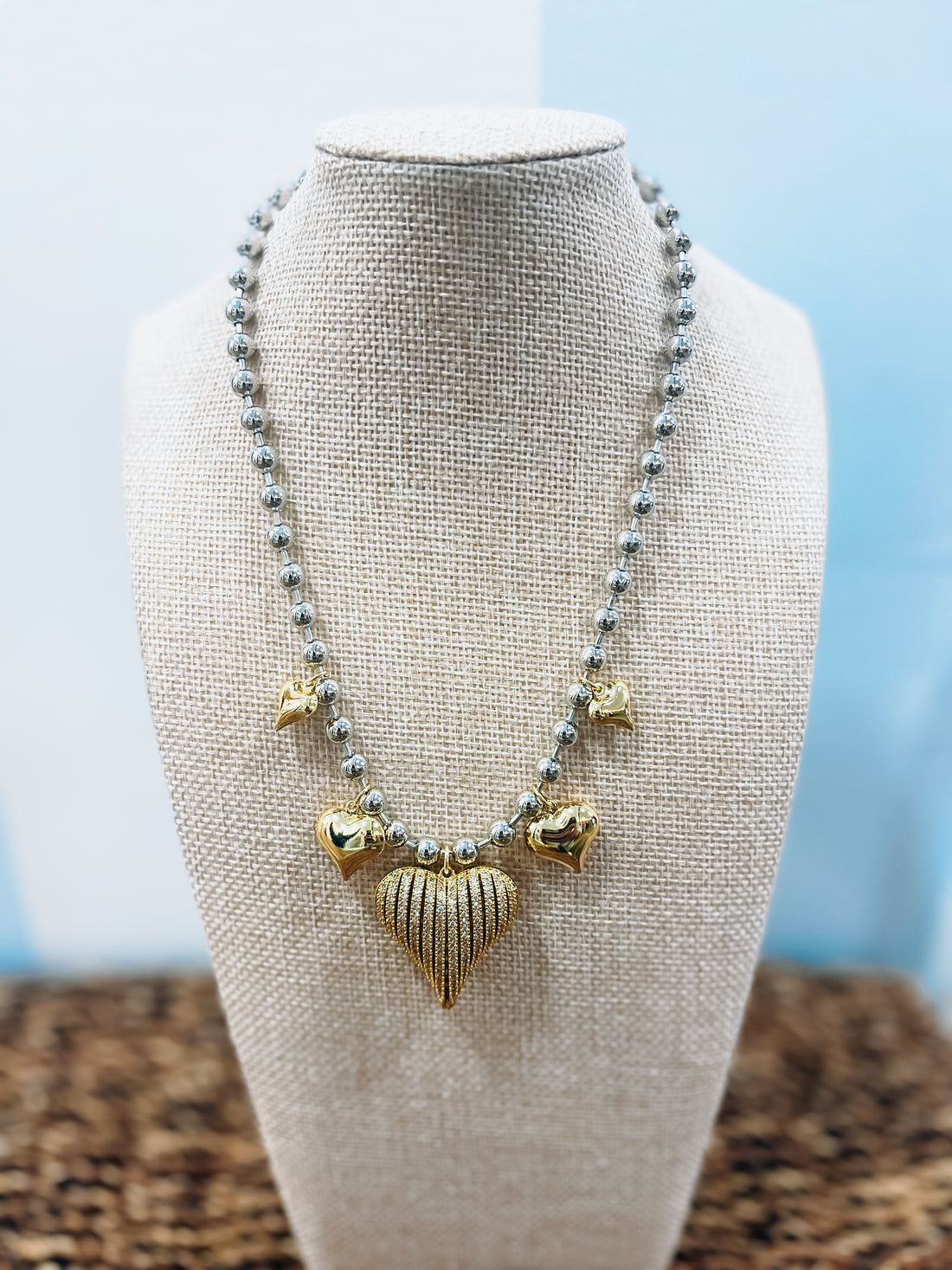 Golden Devotion Necklace Threads of Grace