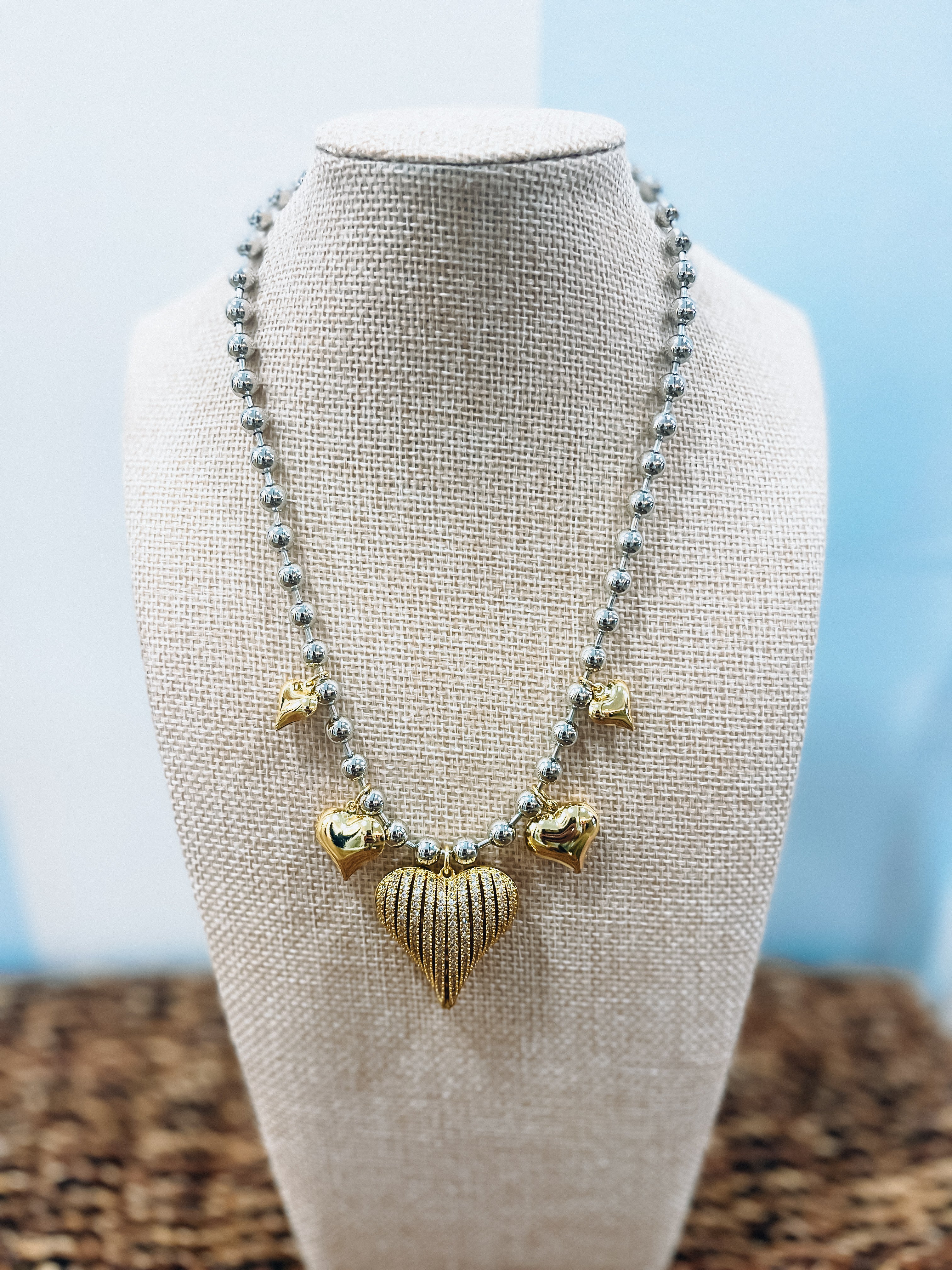 Golden Devotion Necklace Threads of Grace