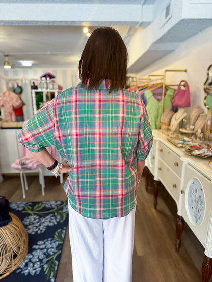 Fresh Pick Plaid Shirt Vine &amp; Love