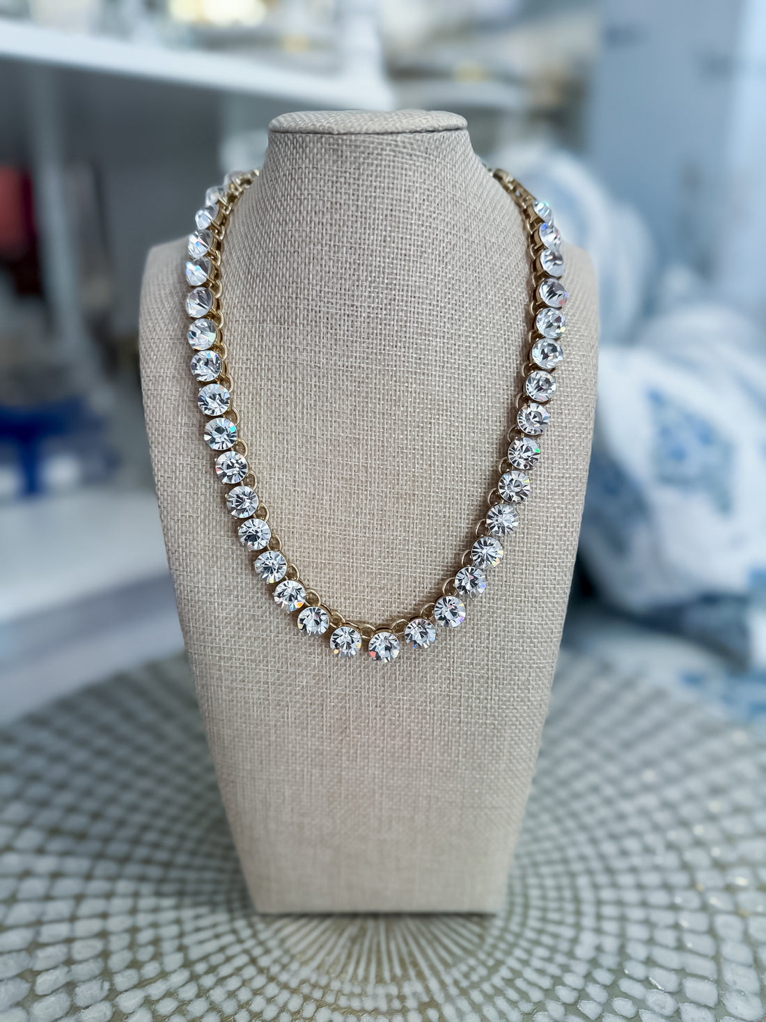 Signature Spark Crystal Necklace Star Bar Designs