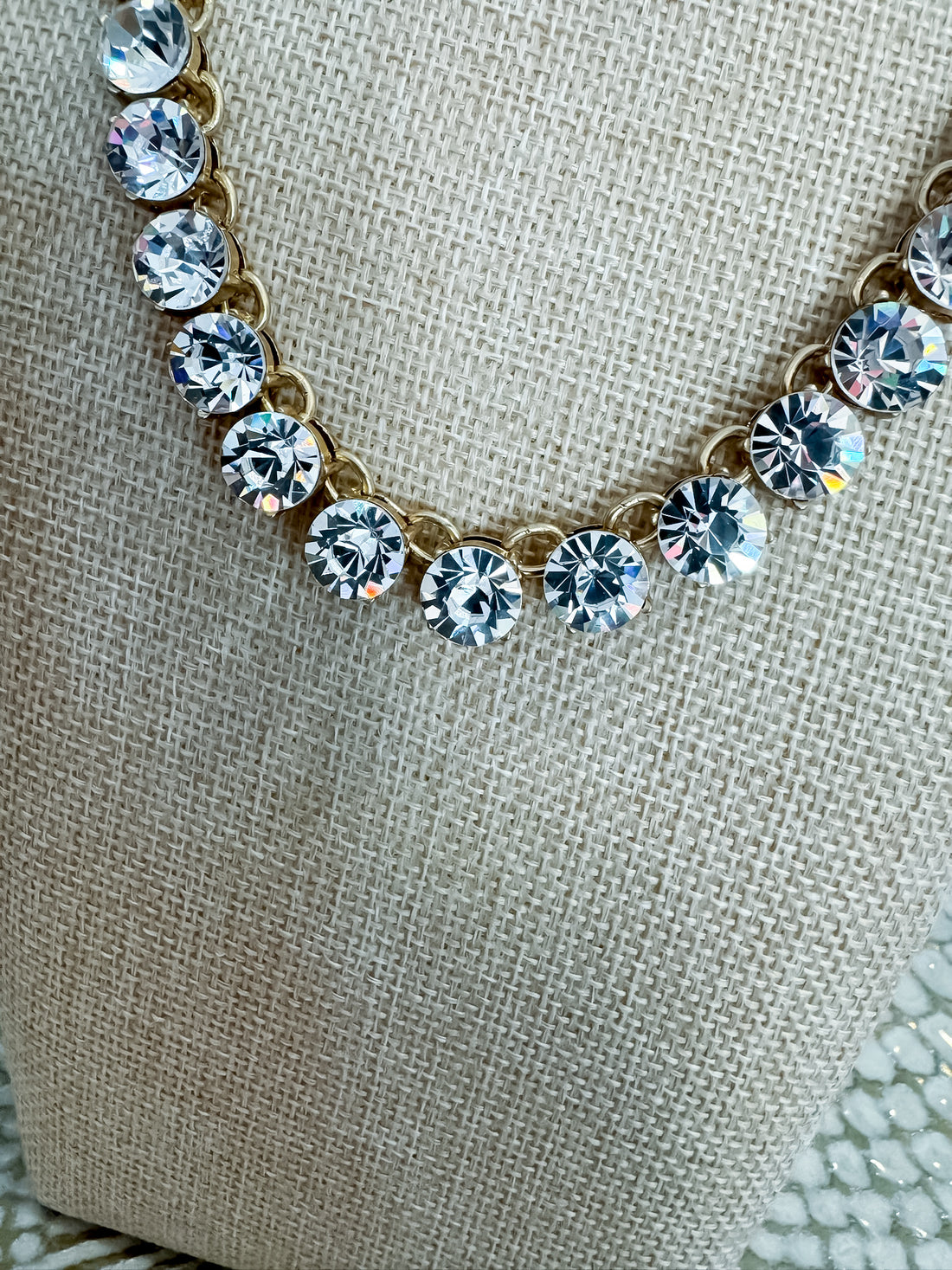 Signature Spark Crystal Necklace Star Bar Designs