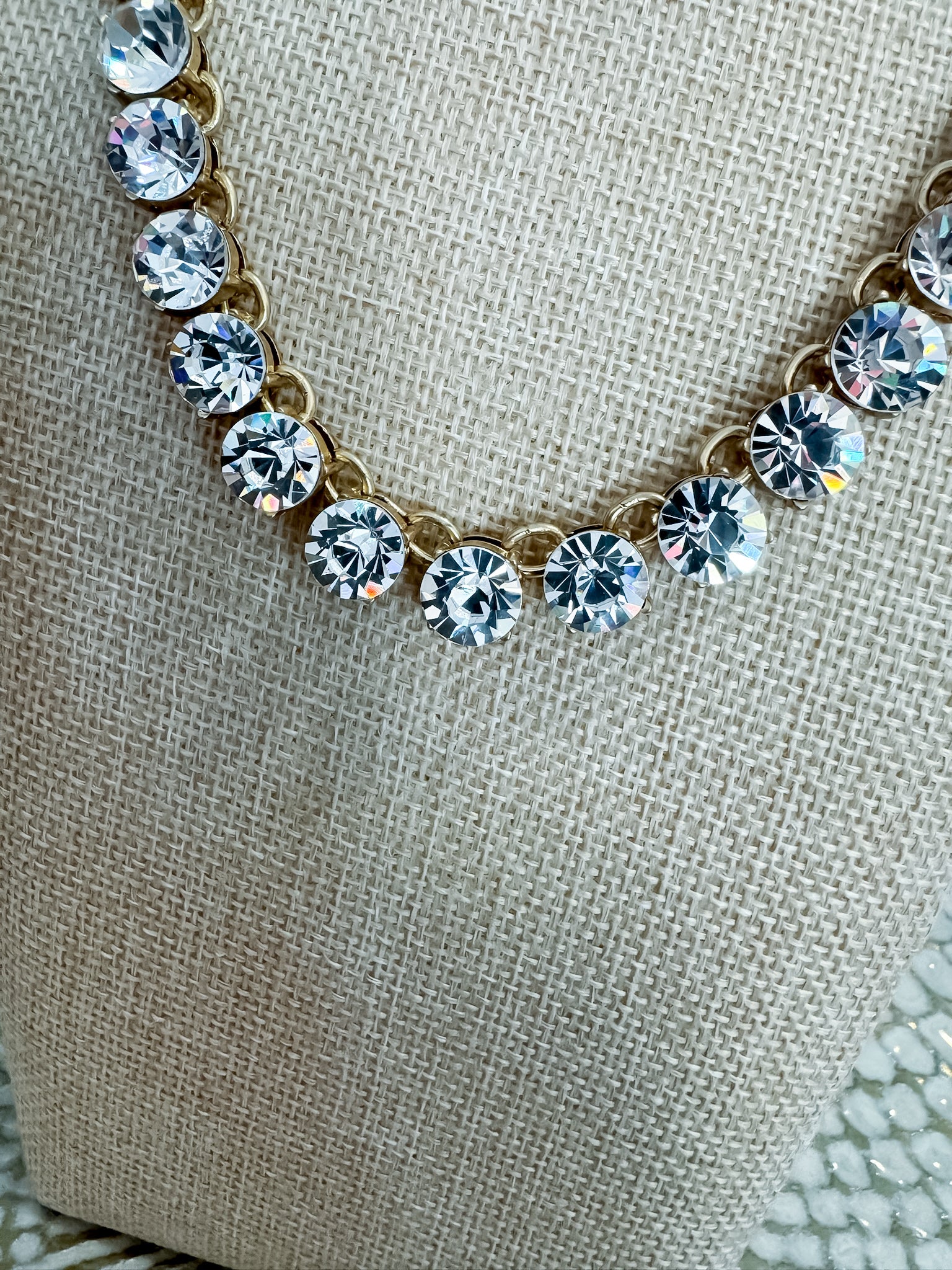 Signature Spark Crystal Necklace Star Bar Designs