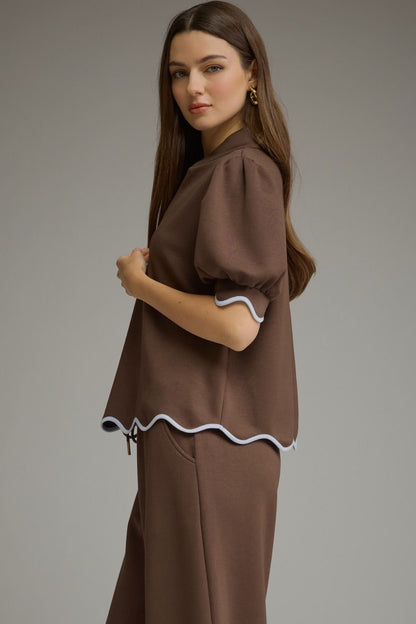 Simple Comfort Top - Brown Entro