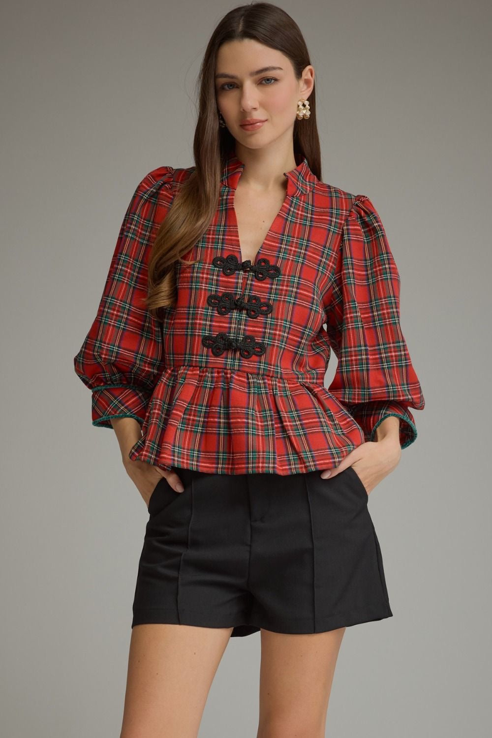 Plaid Season Top Entro