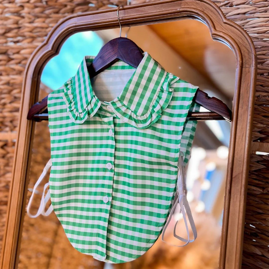 The Kennedy Gingham Collar Threads of Grace