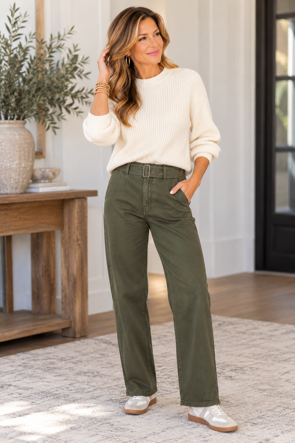 The Aspen Belted Pants JBD