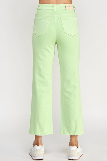Hannah High Rise Straight Leg Jean