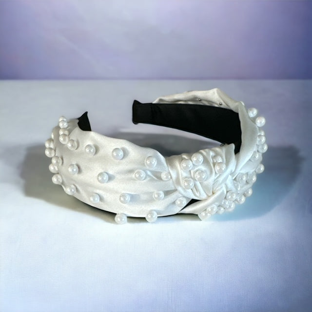 Pearl Luxe Knotted Headband