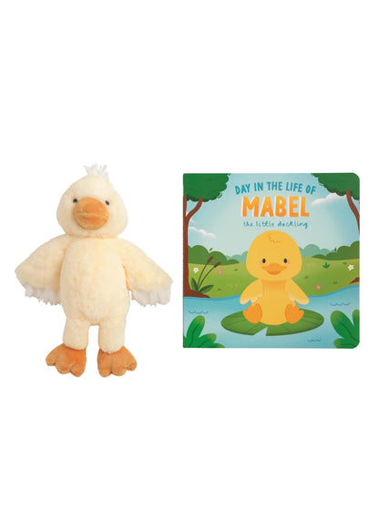 Day in the Life of Mabel the Little Duckling Book &amp; Plush Set