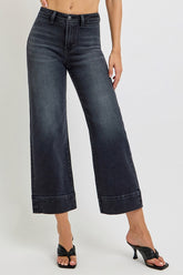 Midnight Muse Wide Crop Jeans by Risen Risen