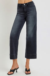 Midnight Muse Wide Crop Jeans by Risen Risen