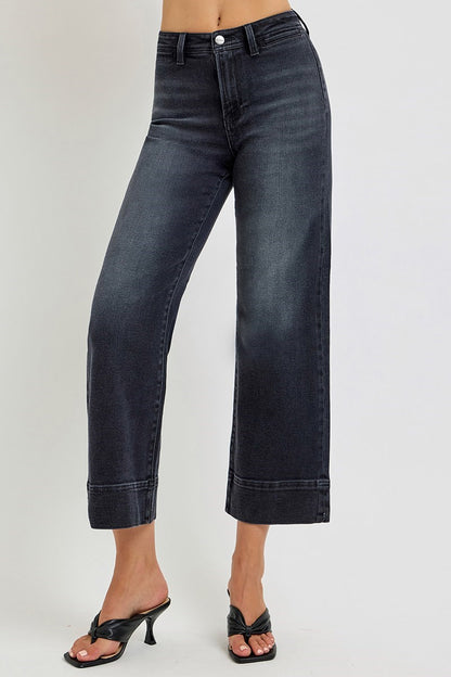 Midnight Muse Wide Crop Jeans by Risen Risen