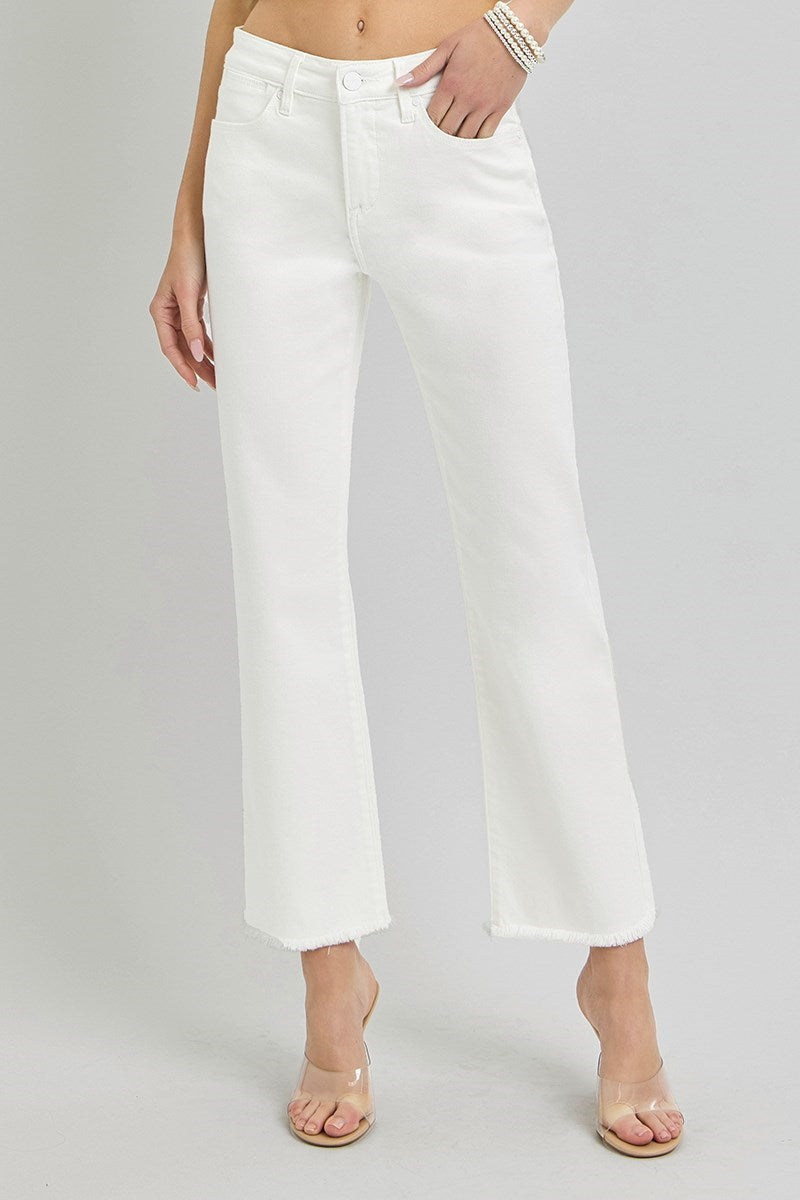 Blanc Mid Rise Jean