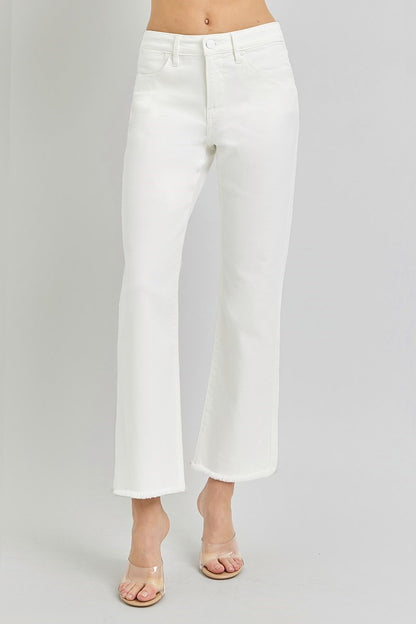 Blanc Mid Rise Jean