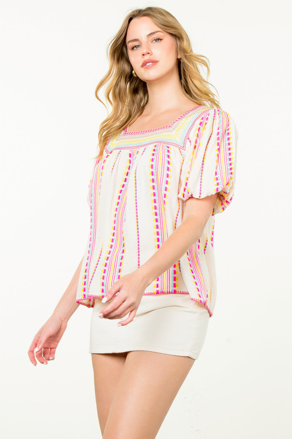 Confetti Stitch Top