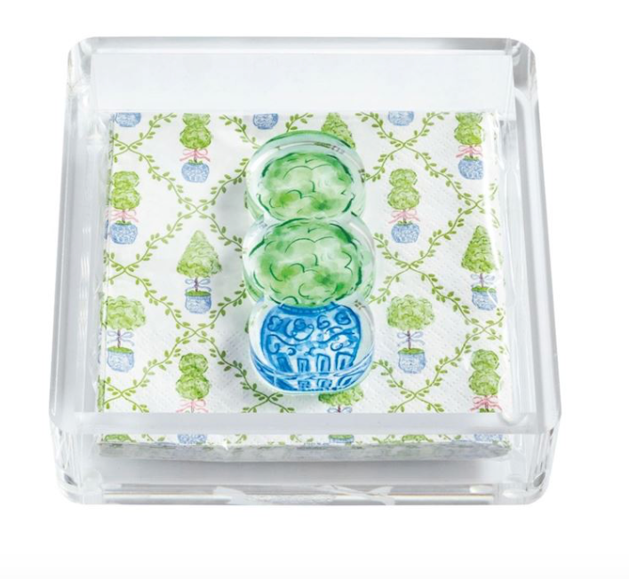 Topiary Napkin Holder Set
