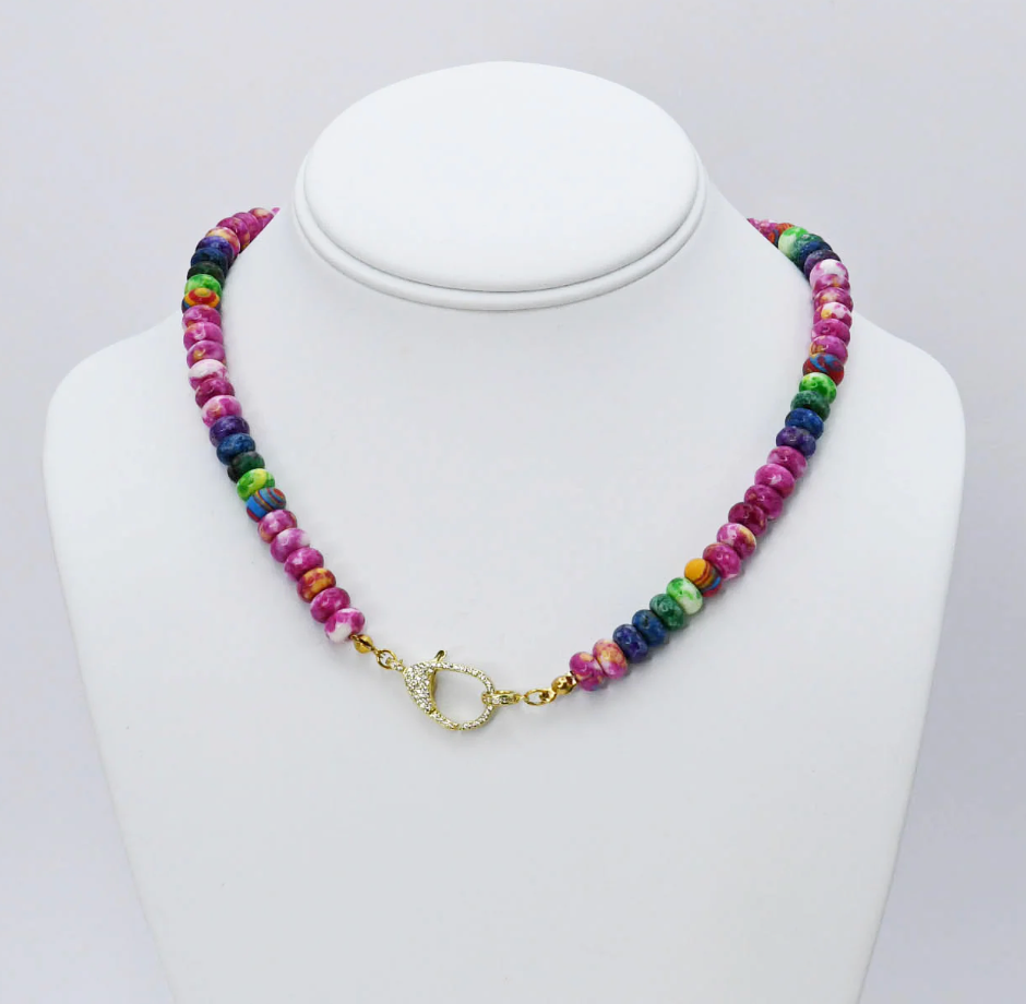 Cool Girl Gemstone Necklace Treasure Jewels