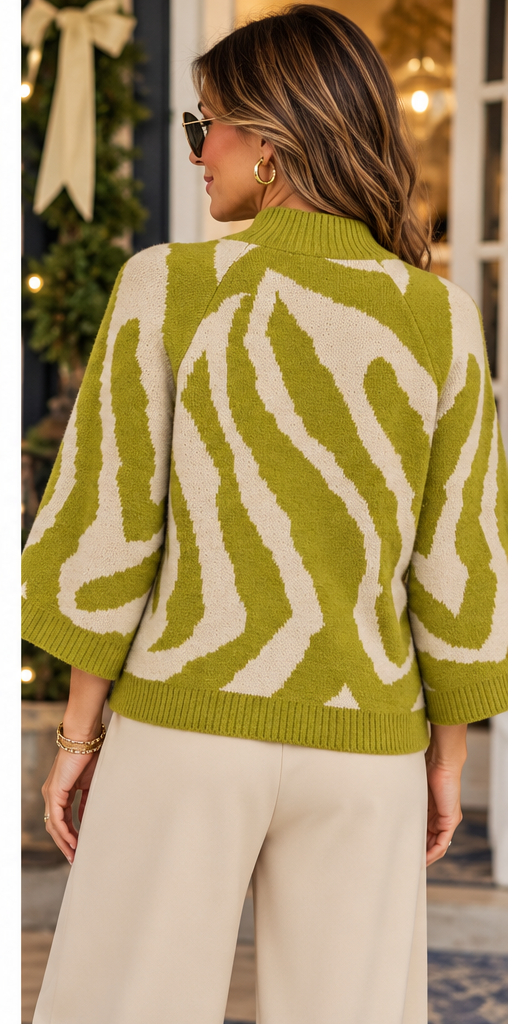 Abstract Avenue Sweater Entro