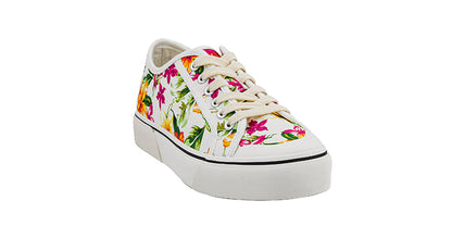 Corkys Waiting List Sneaker – White Floral Corkys