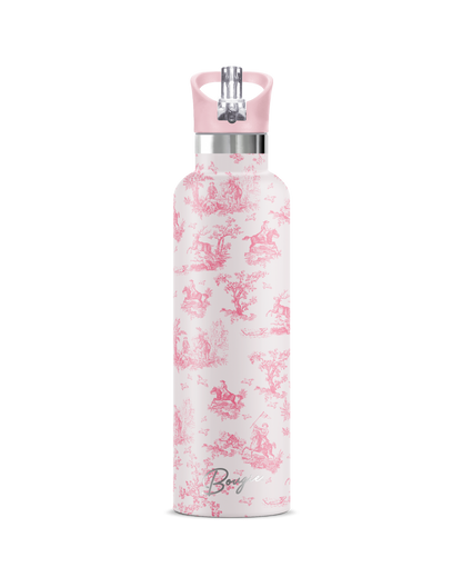 CHEVALIER Toile 25 oz Insulated Water Bottle Pink My Bougie Bottle