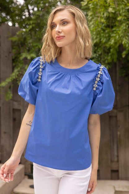Porter Poplin Top
