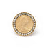 Gold Elizabeth coin ring 