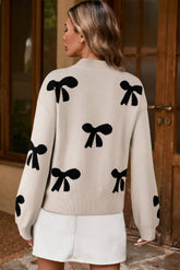 Pearl Bow Sweater Little Daisy Closet