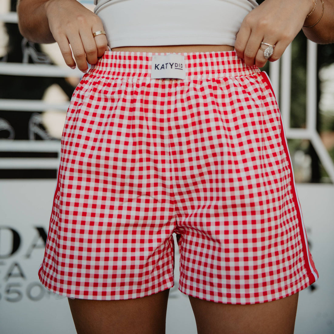 Red Plaid Wholesale Cute Women&