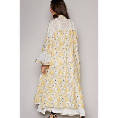 Lucy lace patch cardigan
