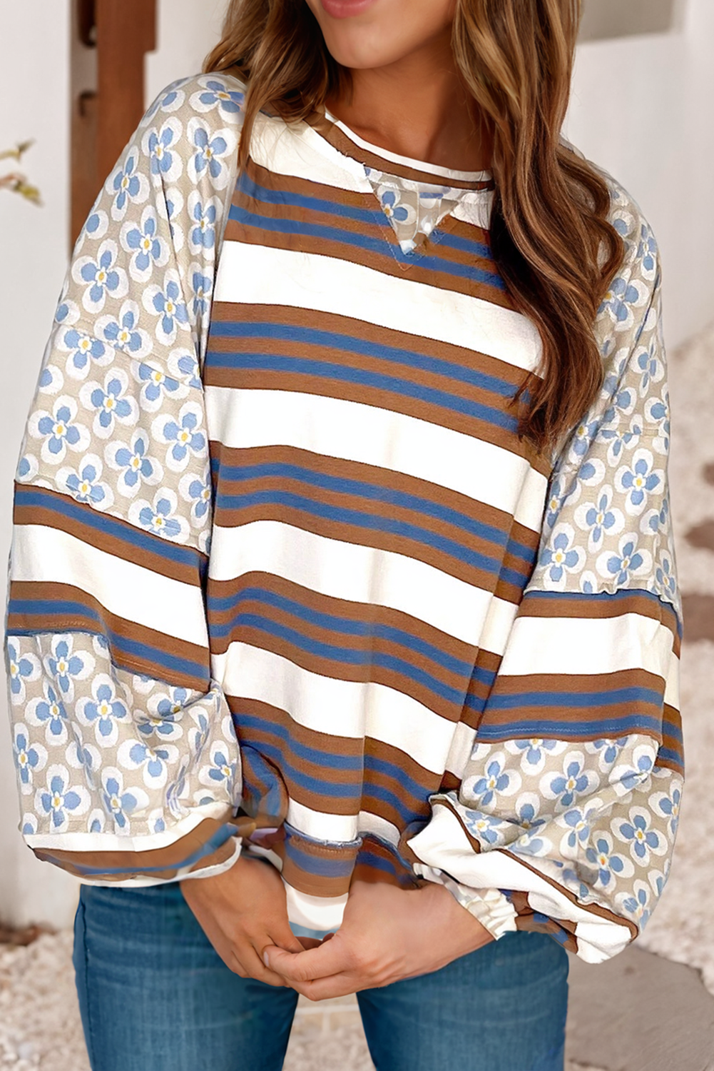 Meadow Stripe Top Little Daisy Closet