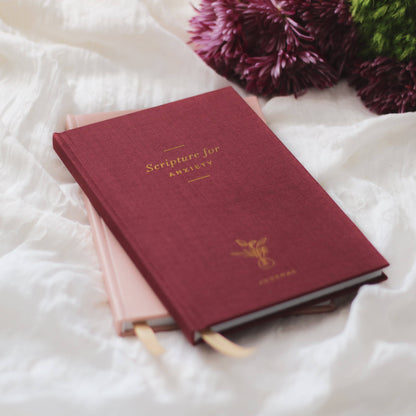Scripture for Anxiety Journal- 40 Day Journal The Daily Grace Co