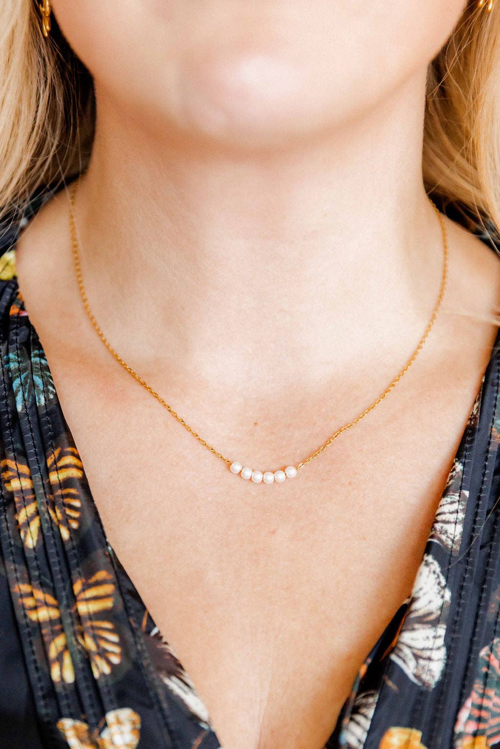 Floating Pearl Dream Necklace