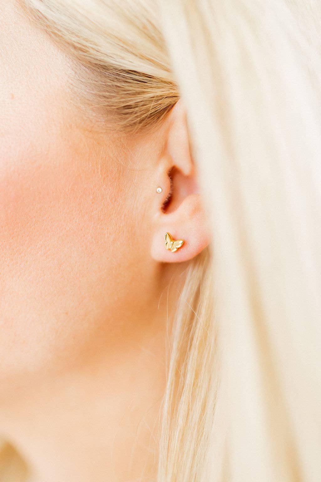 Bella Butterfly Stud Earrings