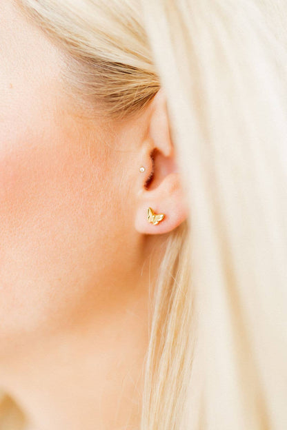 Bella Butterfly Stud Earrings