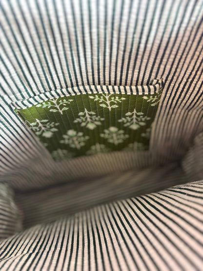 Emerald Bay Quilted Tote Bag