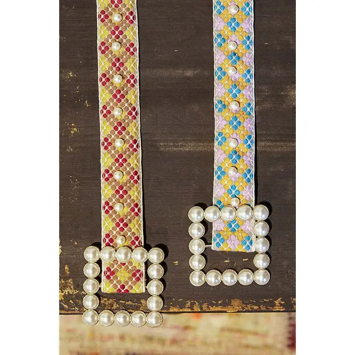 Heirloom Pearl Buckle Belt Pol Clothing