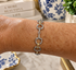 Two-Tone Horsebit Link Bracelet Silver and Accessories