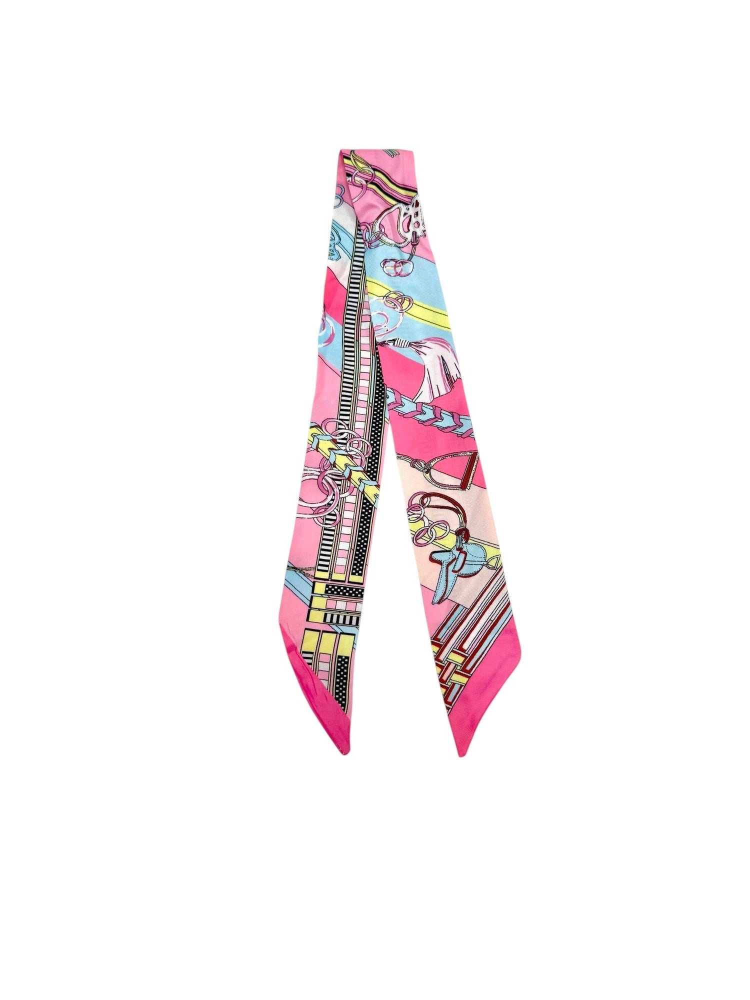 Twilly Scarf (PINK/LIME/LIGHTBLUE) Camel Threads