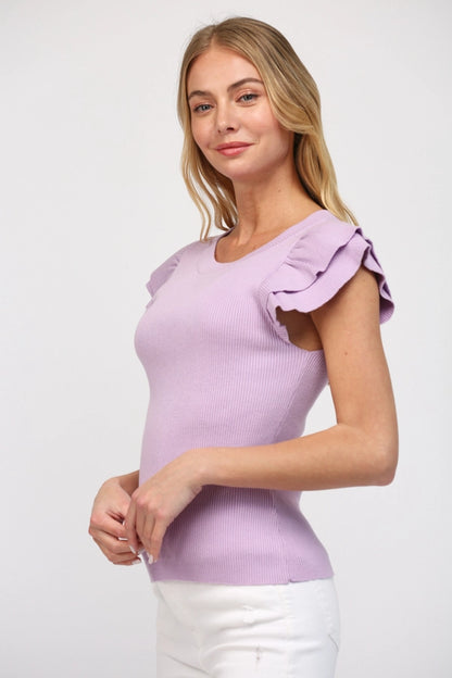 Jane Flutter Sleeve Top