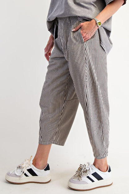 Espresso Time Barrel Pants Easel