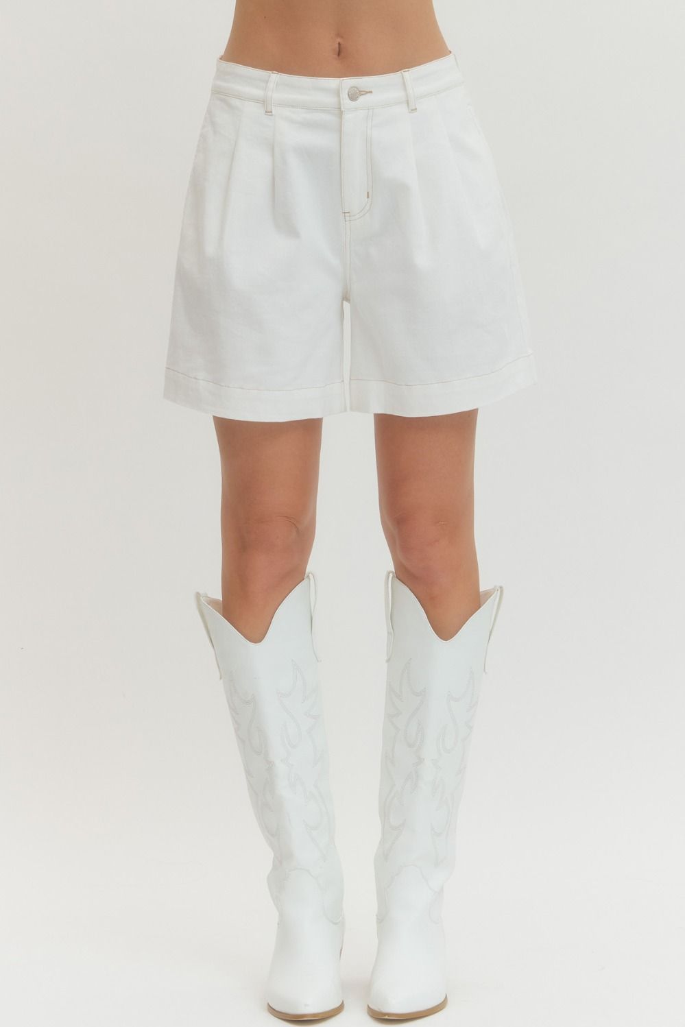Tailored Daydream Shorts - Off White Entro