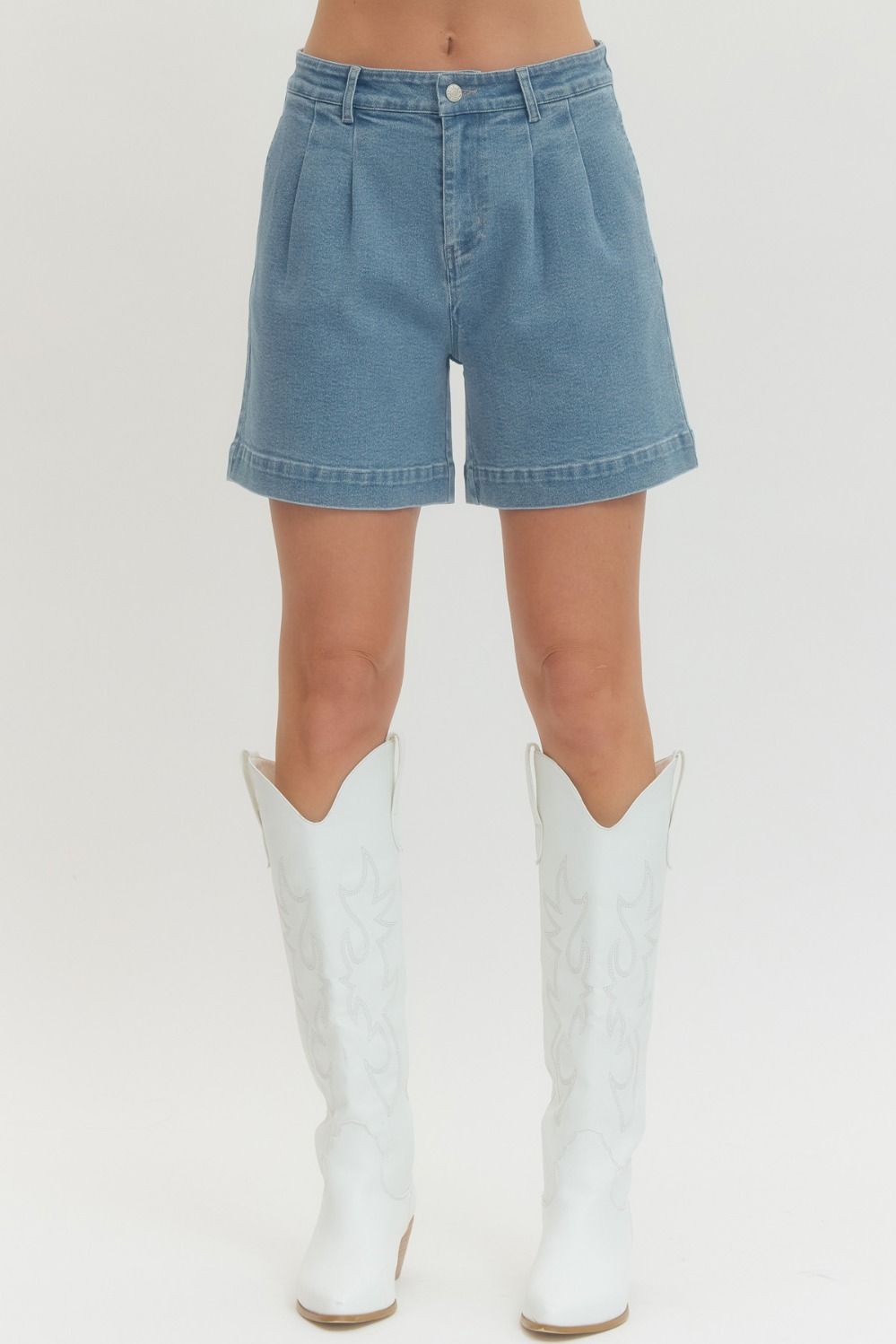 Tailored Daydream Shorts - Blue Entro