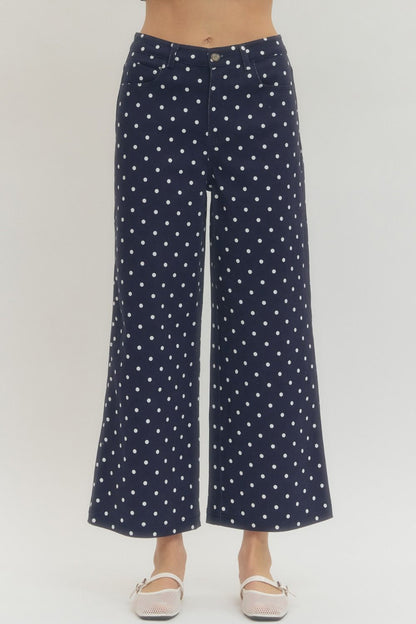 Spot On Wide Leg Pants Entro