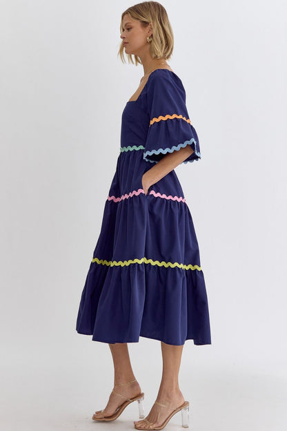 Ty Tiered Midi Dress